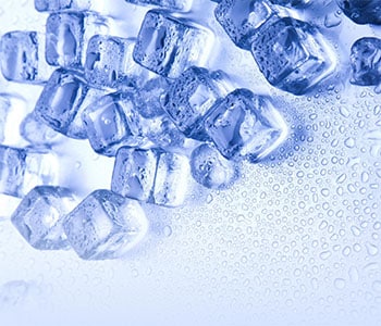 Glace cubique alimentaire